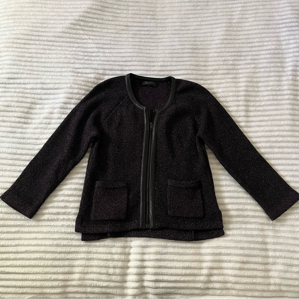 Rag & Bone Wool and Leather Sweater